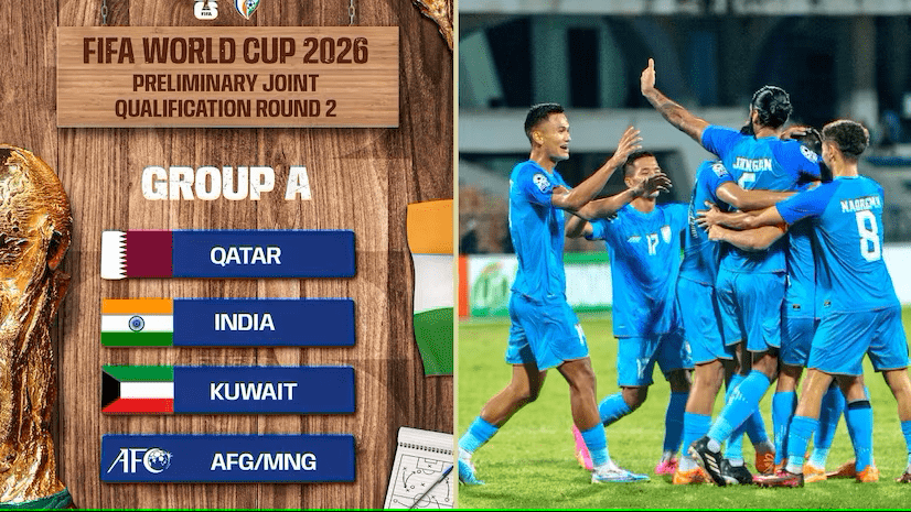 India has qualified for the second round of FIFA World Cup 2026 qualifiers.