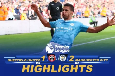 Sheffield United 1-2 Manchester City Stats