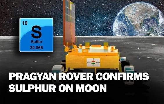 Sulphur found on the moon by the rover Pragyan timesindia24.in