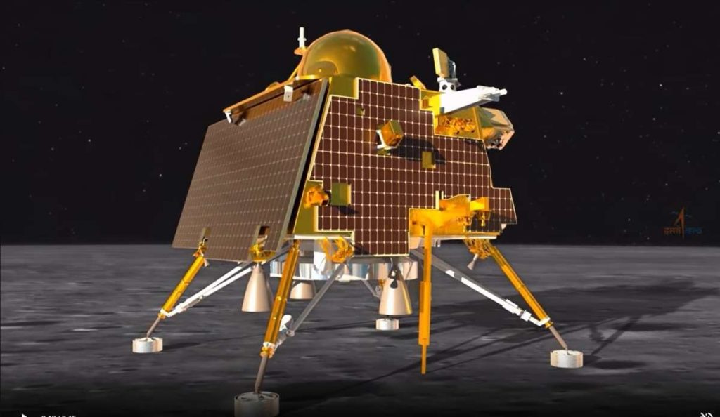 Chandrayaan-3 mission has successfully landed on the moon's south pole