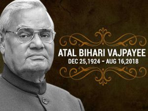 Remembering Atal Bihari Vajpayee: A Visionary Leader's Legacy Lives On